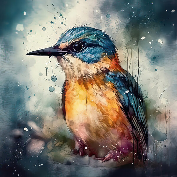 Un oiseau assis sur une branche Un oiseau assis sur une branche
