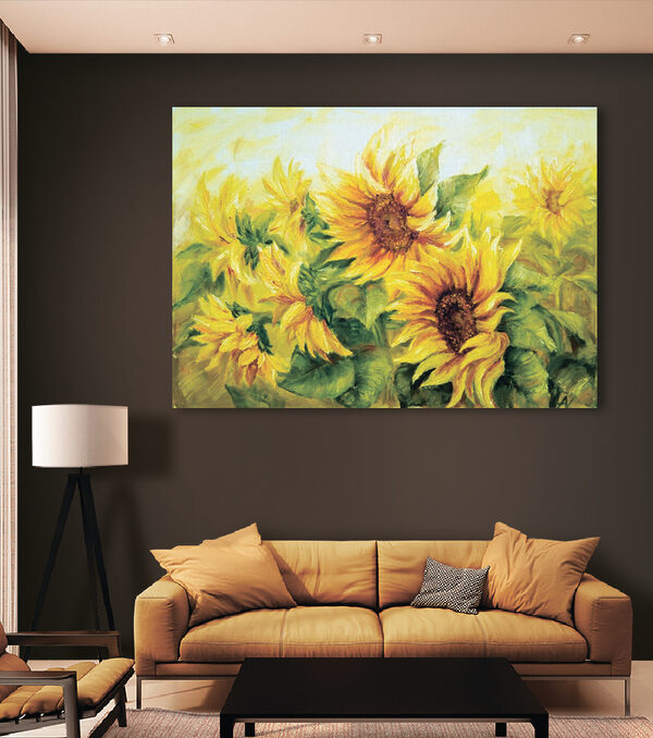 Une peinture de tournesols Une peinture de tournesols
