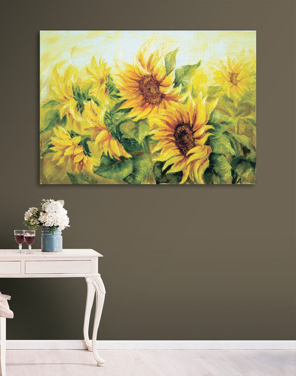 Une peinture de tournesols Une peinture de tournesols