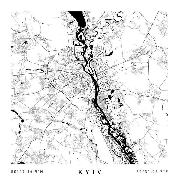 Carte d'une ville Carte d'une ville