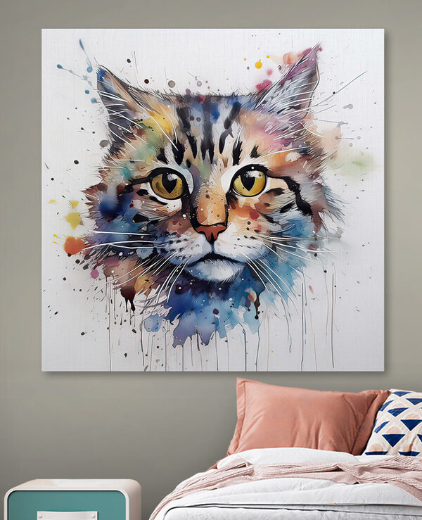 Peinture d'un chat Peinture d'un chat