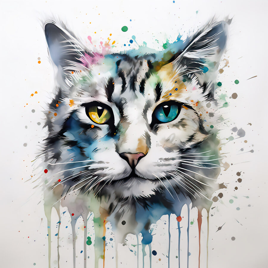 Un chat aux yeux bleus Un chat aux yeux bleus