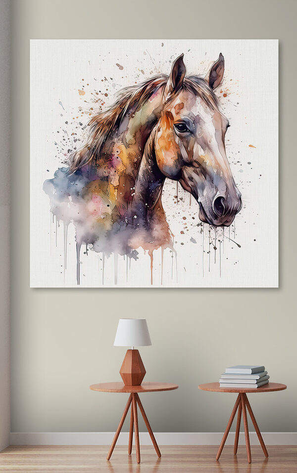 Peinture d'un cheval Peinture d'un cheval