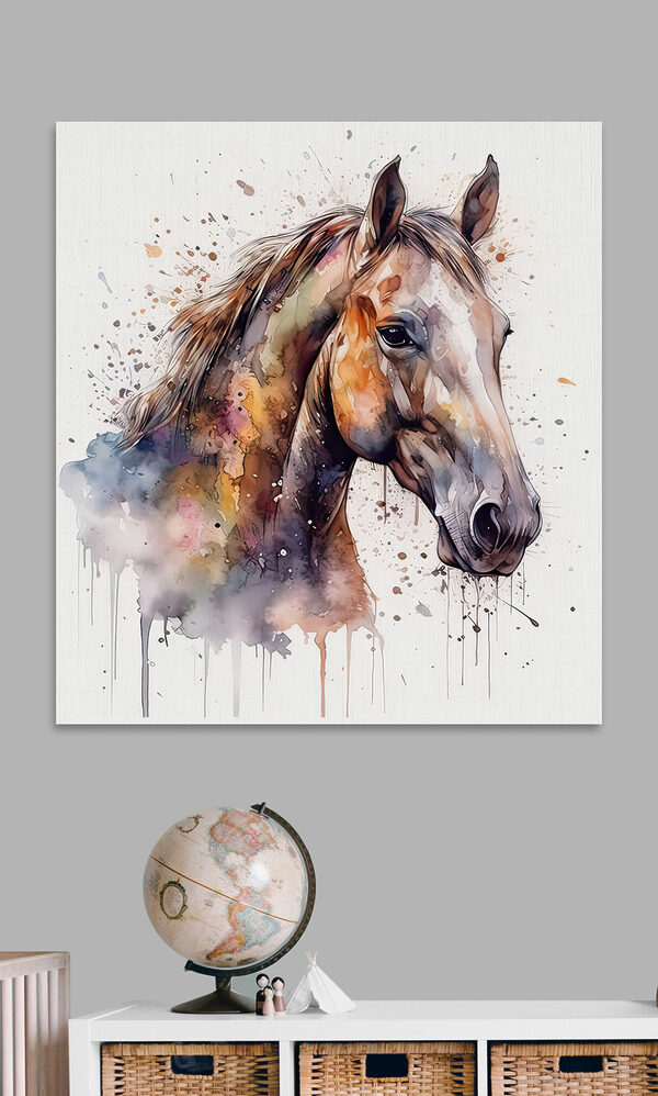 Peinture d'un cheval Peinture d'un cheval
