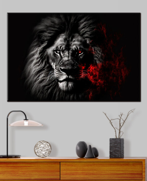 Un lion noir aux yeux rouges Un lion noir aux yeux rouges