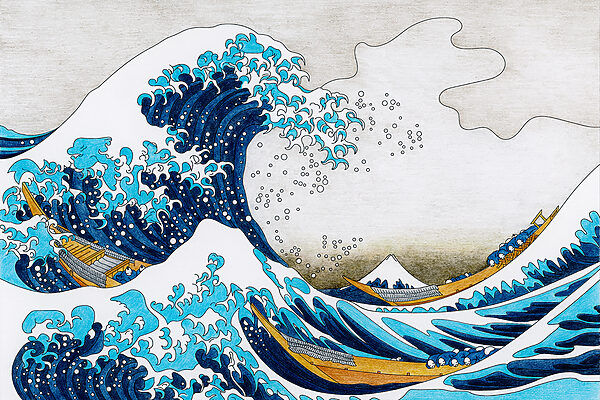Une grande vague d'eau Une grande vague d'eau