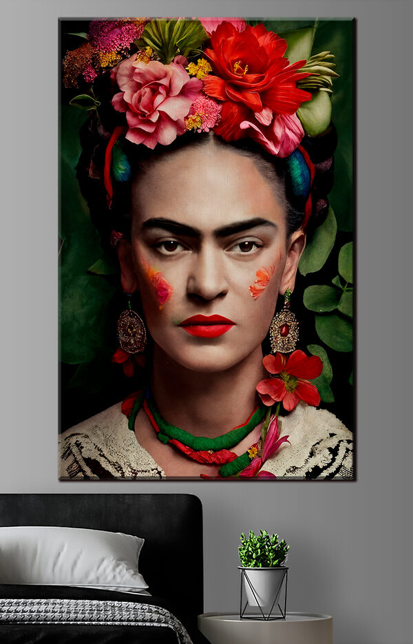 Une femme avec des fleurs dans les cheveux Une femme avec des fleurs dans les cheveux