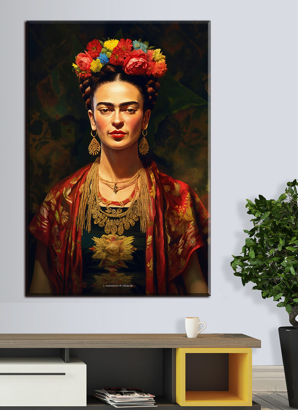 Une femme avec des fleurs dans les cheveux Une femme avec des fleurs dans les cheveux