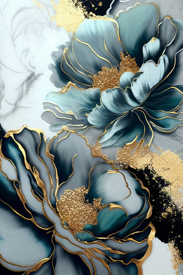 Gros plan sur une peinture Gros plan sur une peinture