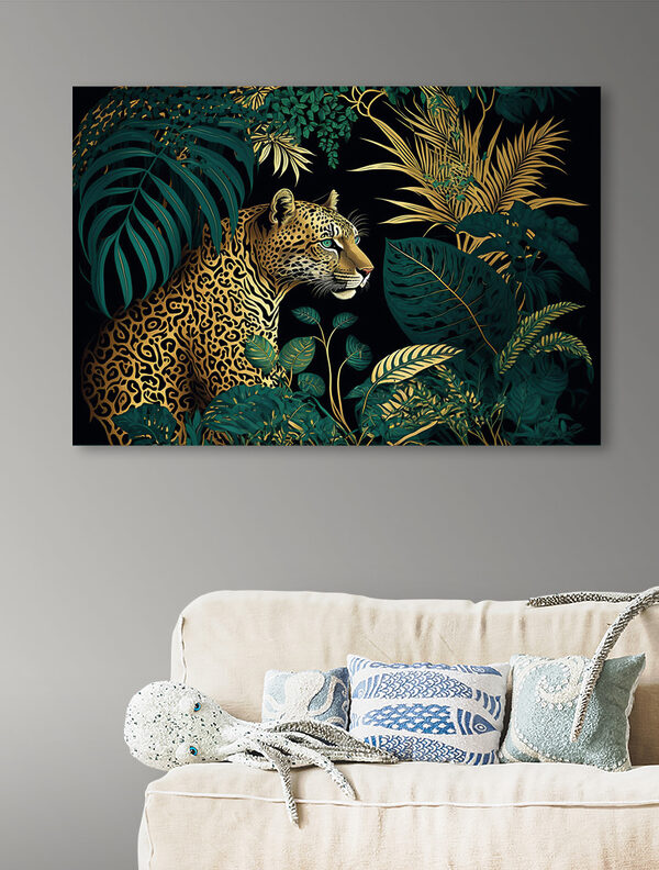 Un léopard dans la jungle Un léopard dans la jungle