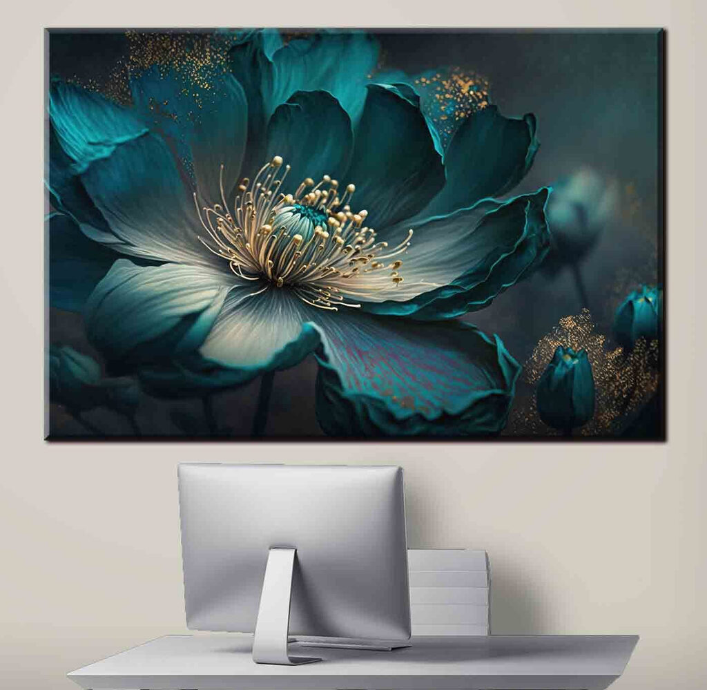 A close up of a flower