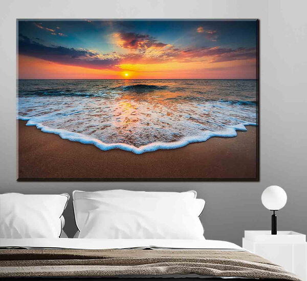 Coucher de soleil sur une plage Coucher de soleil sur une plage