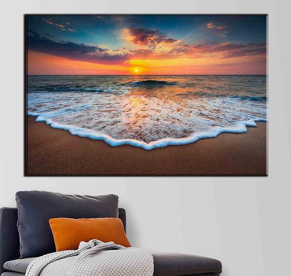 Coucher de soleil sur une plage Coucher de soleil sur une plage