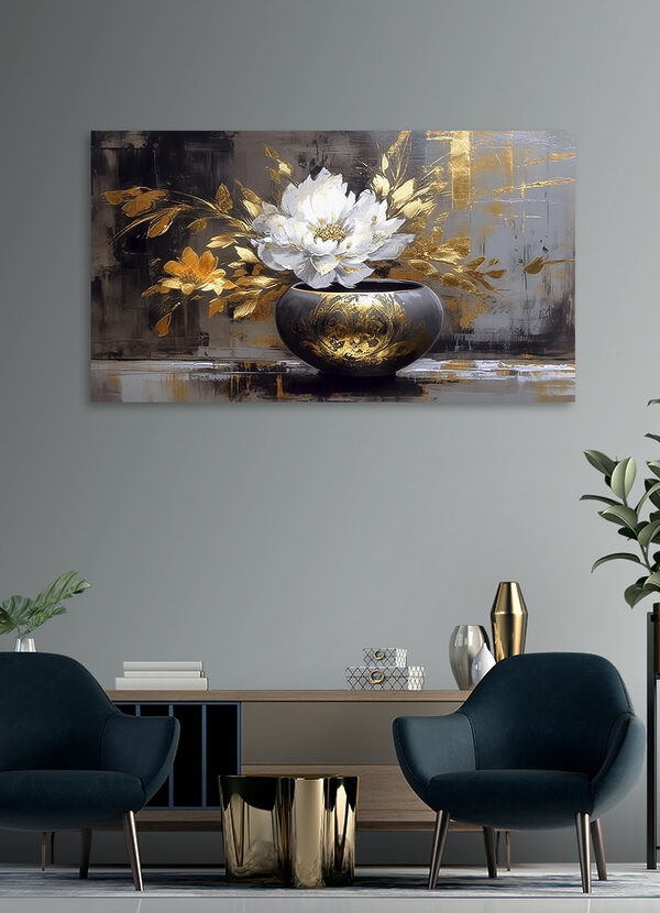 Peinture d'une fleur dans un pot s35388pig10 600x830 - Peinture d'une fleur dans un pot