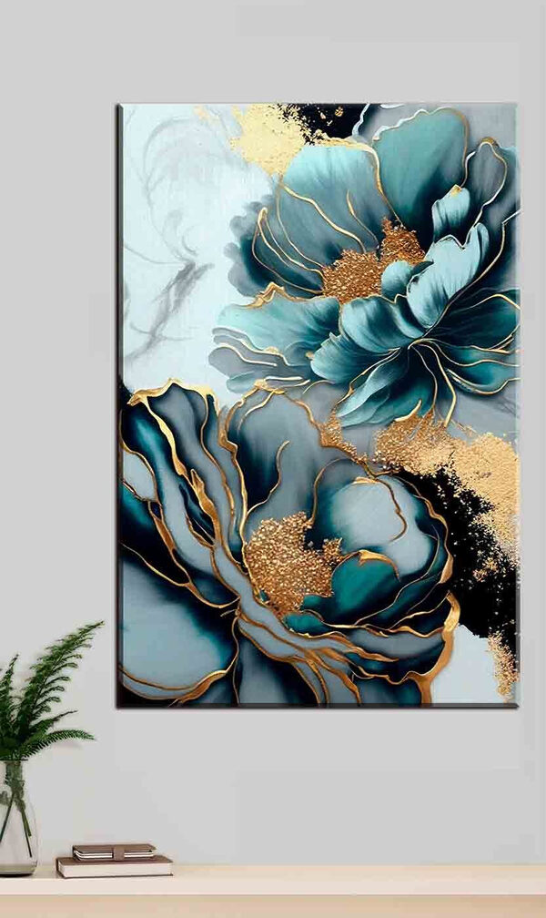 Gros plan sur une peinture Gros plan sur une peinture