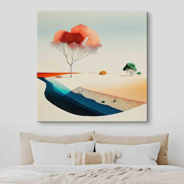 Peinture à l'eau d'un arbre Peinture à l'eau d'un arbre