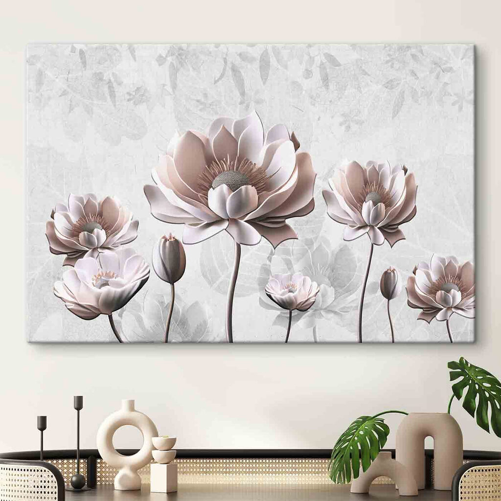 A group of white flowers