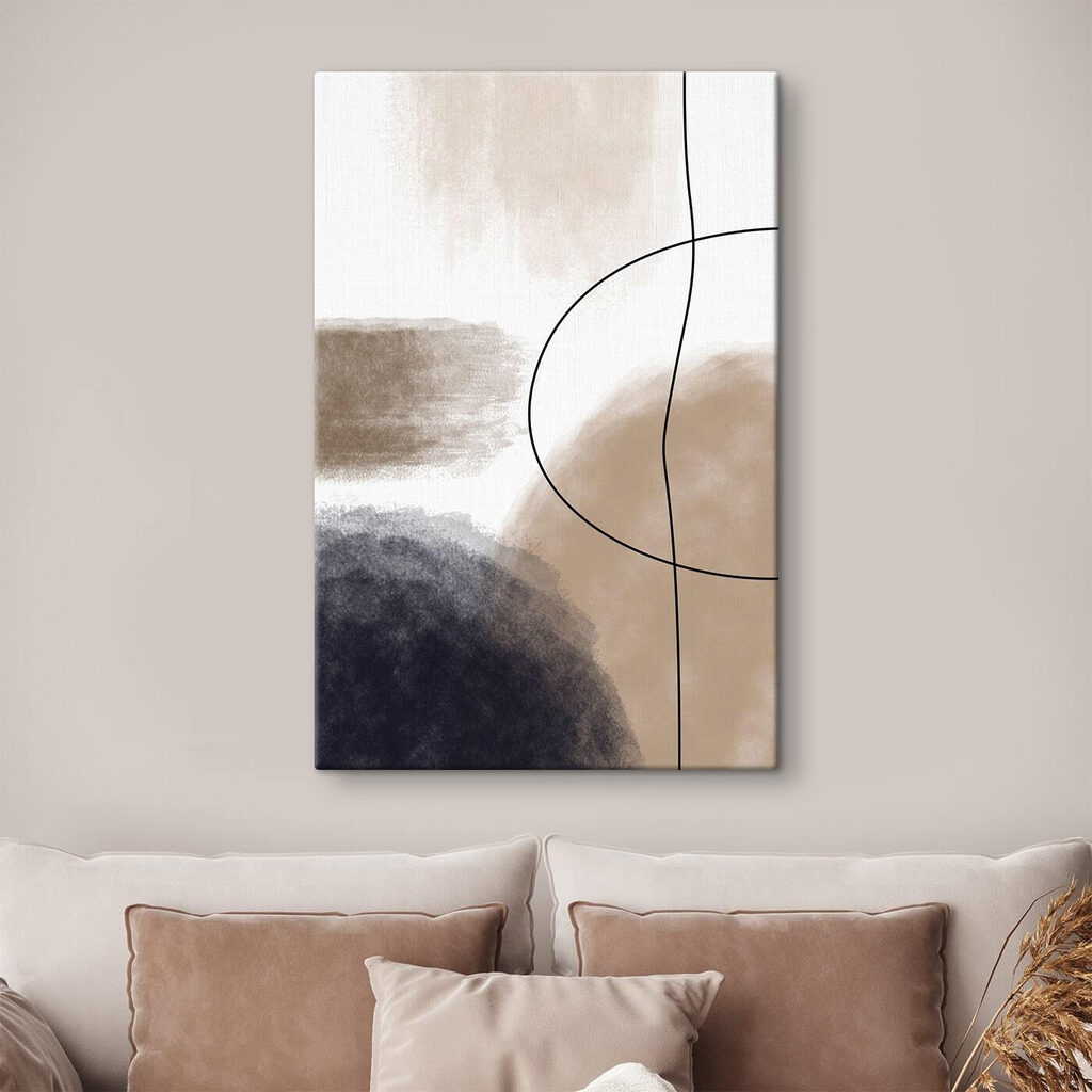 Abstract shapes in muted tones Abstract shapes in muted tones