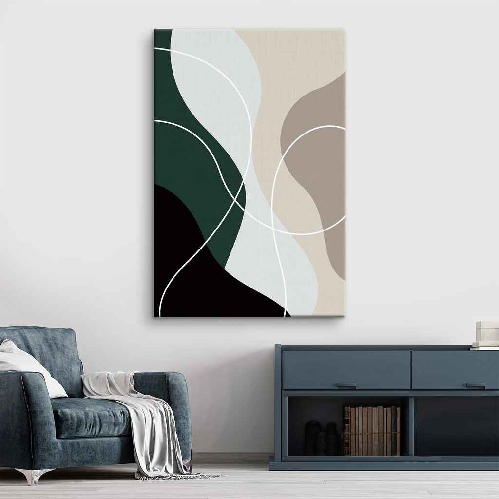 A colorful background with white lines