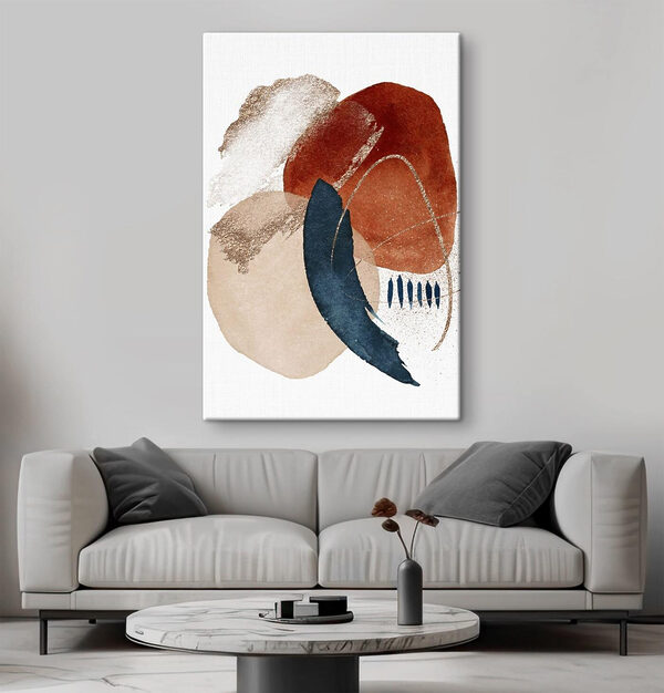 Gros plan sur une peinture Gros plan sur une peinture