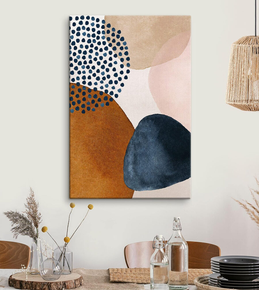 Une peinture de formes et de couleurs différentes Une peinture de formes et de couleurs différentes