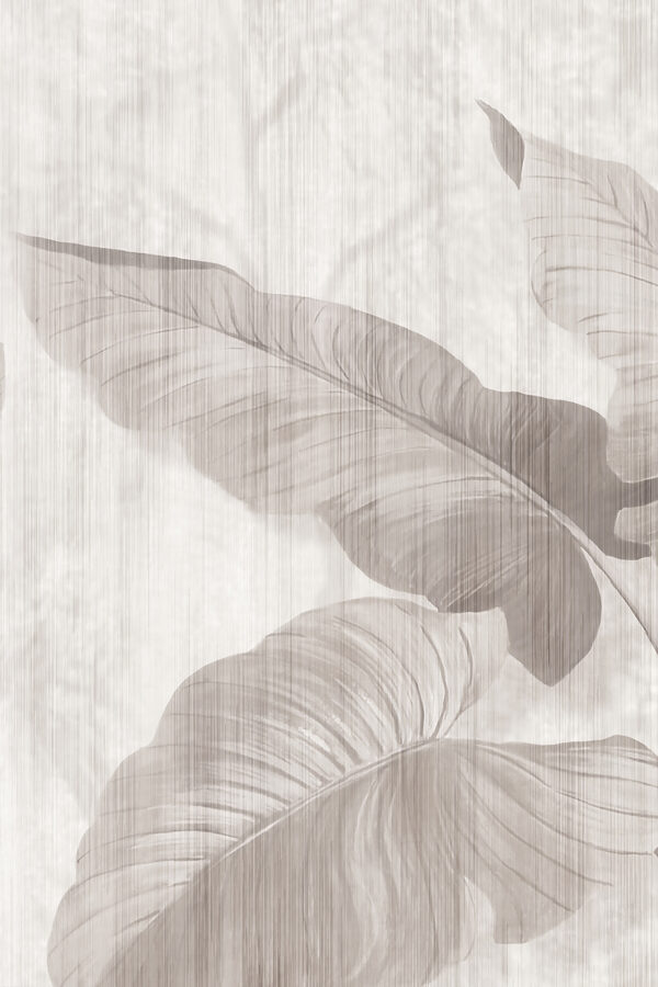 Elegant leaves in soft tones