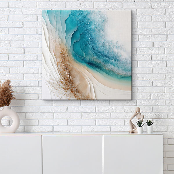 Une aquarelle bleue et blanche Une aquarelle bleue et blanche