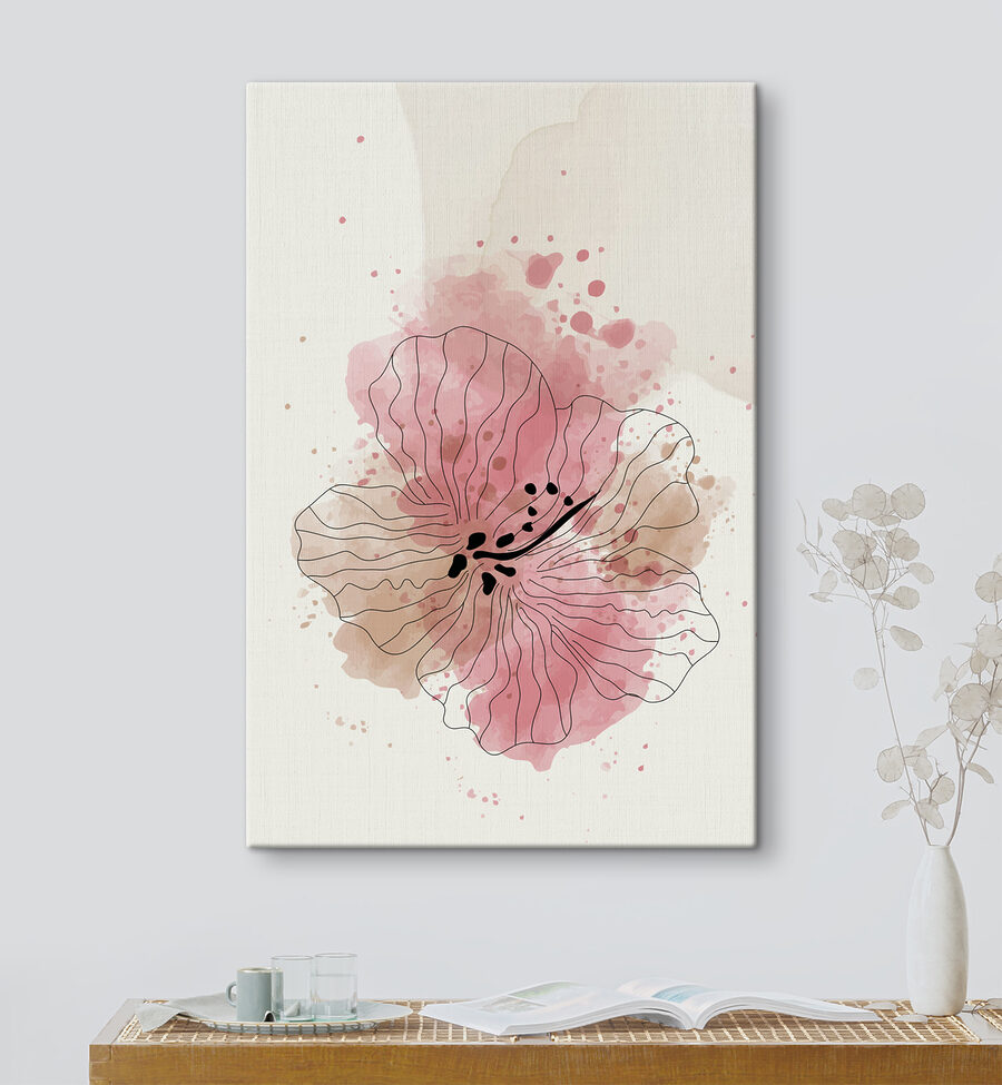 Dessin d'une fleur