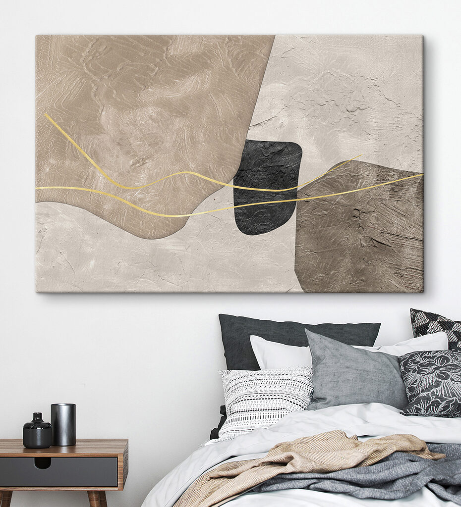 A close up of a wall