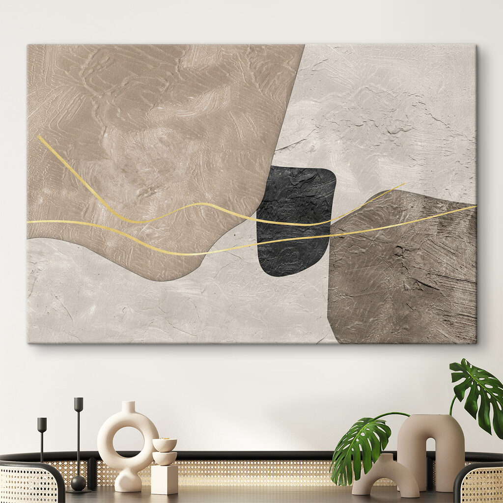 A close up of a wall