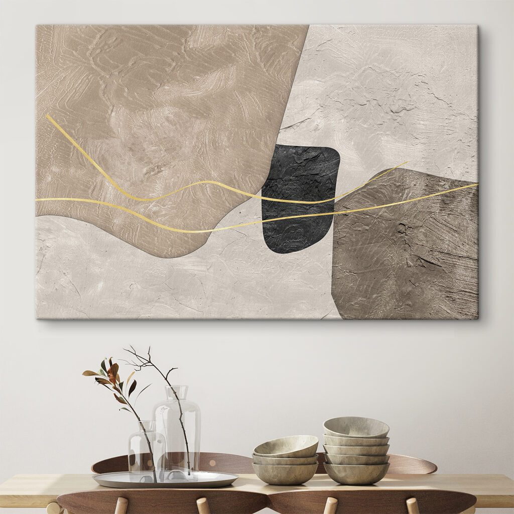 A close up of a wall