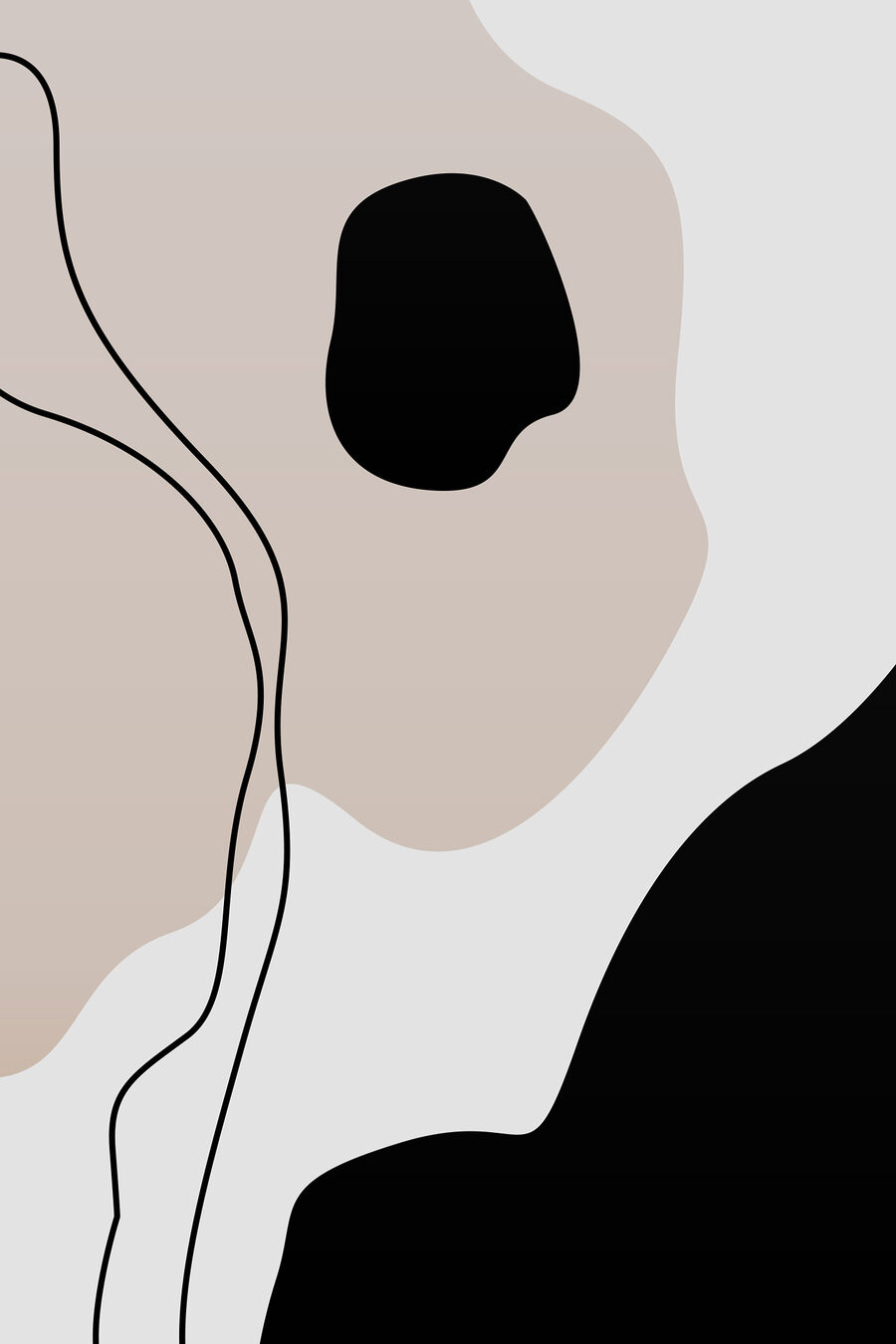 Un motif noir et blanc