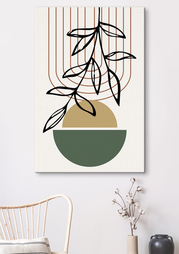 Une plante dans un bol Une plante dans un bol