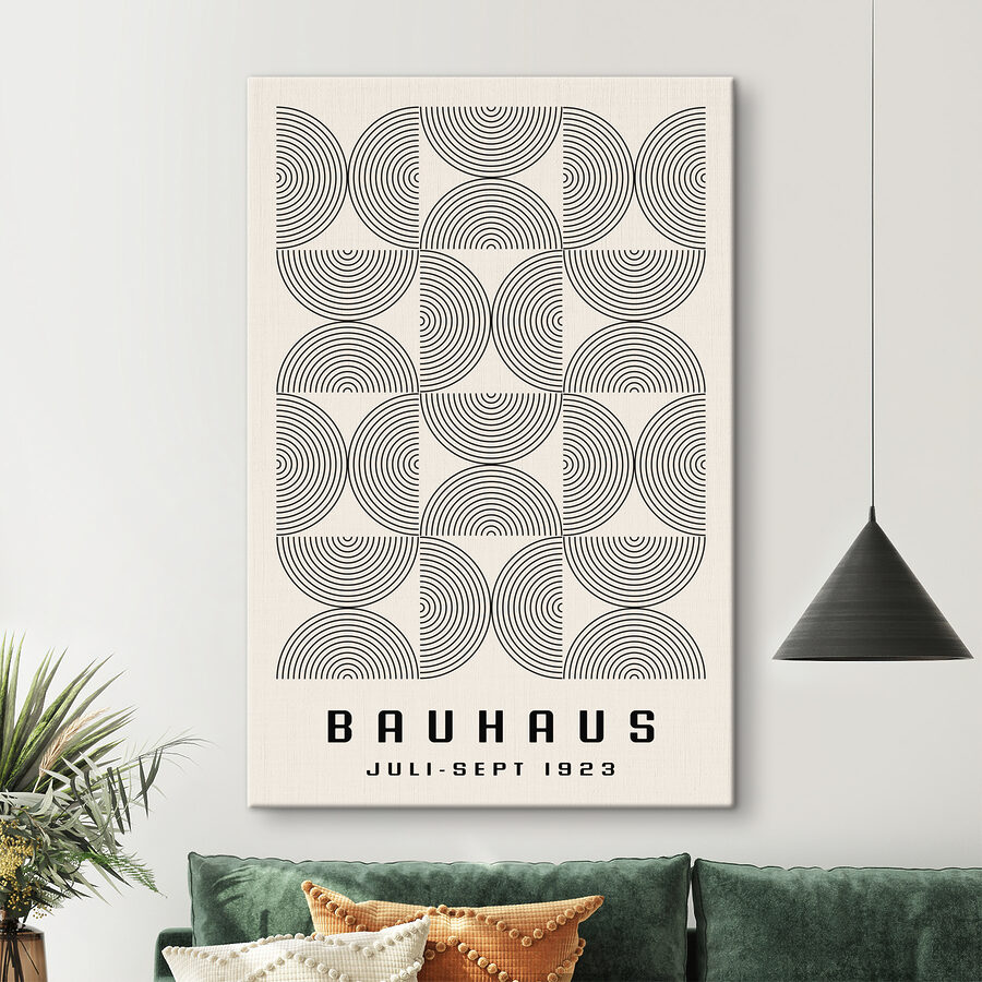 Un motif de cercles et de lignes