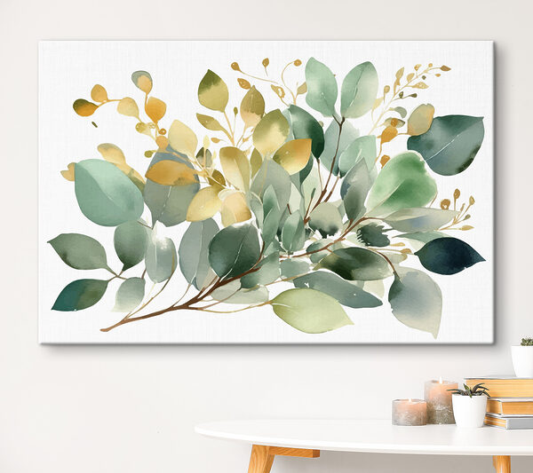 Une aquarelle de feuilles Une aquarelle de feuilles