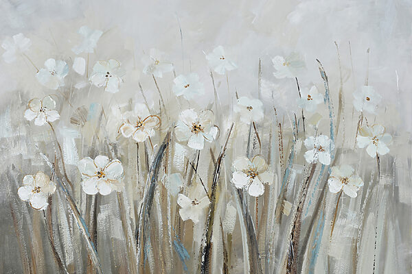 Un tableau de fleurs blanches Un tableau de fleurs blanches