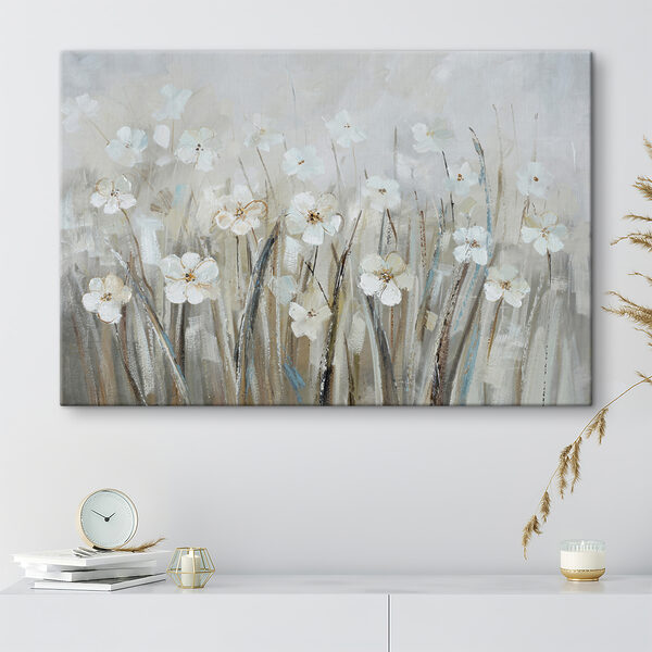 Un tableau de fleurs blanches Un tableau de fleurs blanches