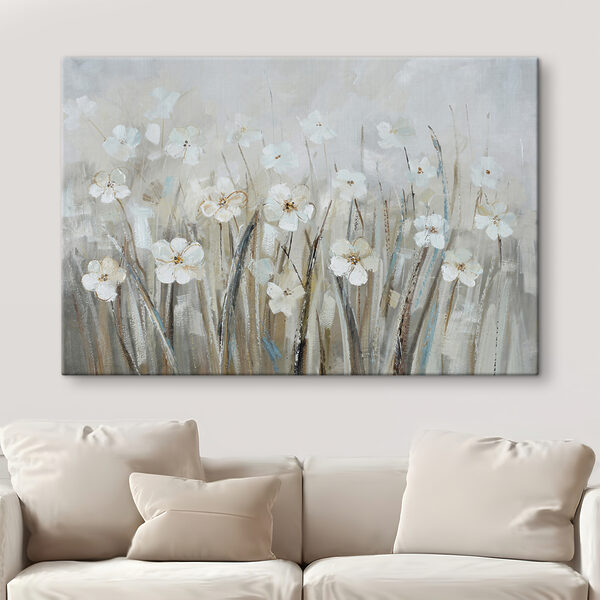 Un tableau de fleurs blanches Un tableau de fleurs blanches