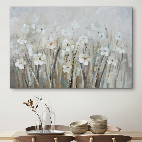 Un tableau de fleurs blanches Un tableau de fleurs blanches