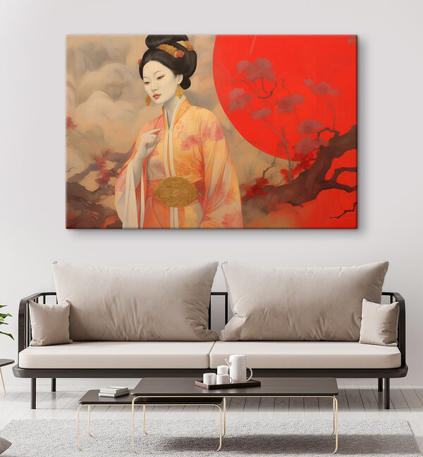 Une femme en kimono Une femme en kimono