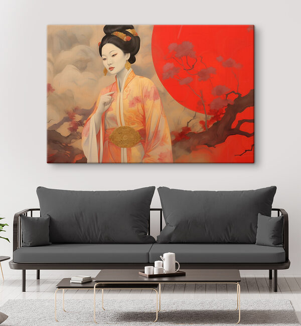 Une femme en kimono Une femme en kimono