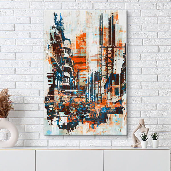 Peinture d'une ville Peinture d'une ville