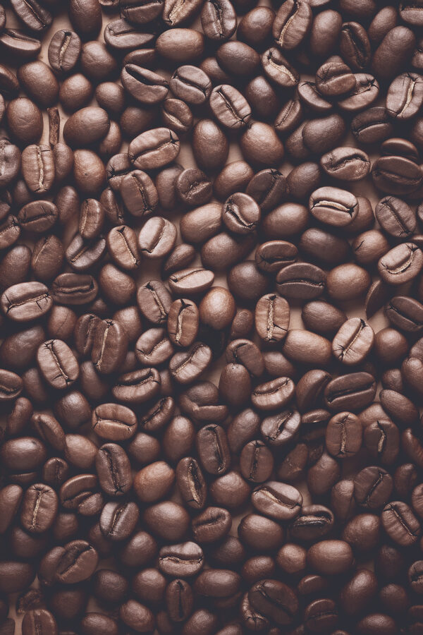 A pile of coffee beans A pile of coffee beans