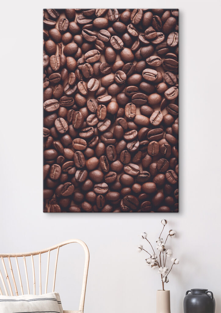 A pile of coffee beans A pile of coffee beans