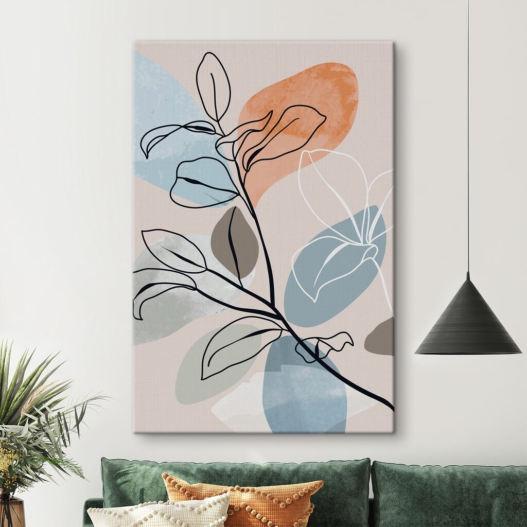 A drawing of a plant