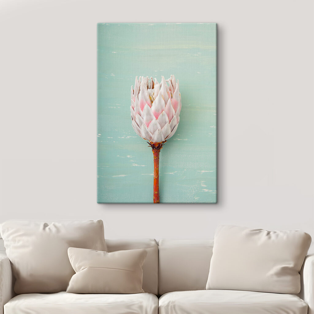 A flower on a stick A flower on a stick