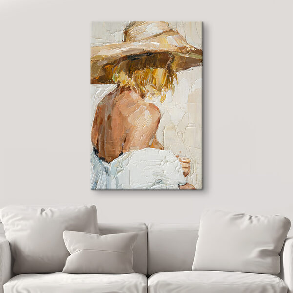 Peinture d'une femme portant un chapeau Peinture d'une femme portant un chapeau