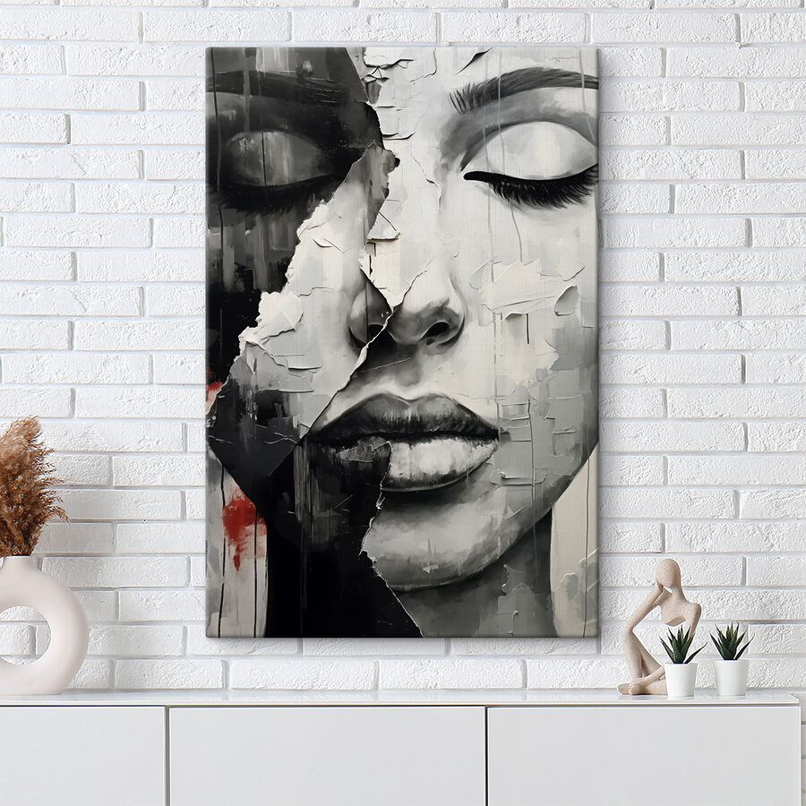 Peinture d'un visage de femme Peinture d'un visage de femme