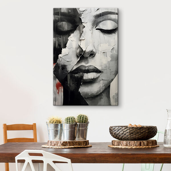 Peinture d'un visage de femme Peinture d'un visage de femme
