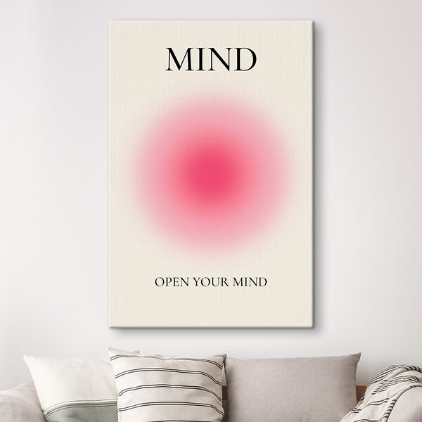 Un cercle rose sur fond blanc Un cercle rose sur fond blanc